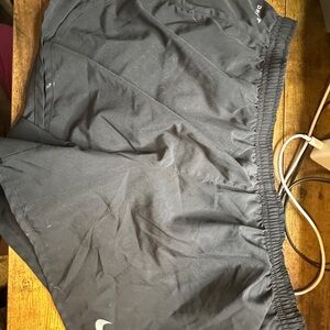 Black Nike running shorts size Large
